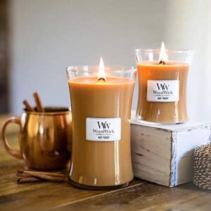 WoodWick Ellipse Scented Candle, Hot Toddy, 16oz | Up to 50 Hours Burn Time