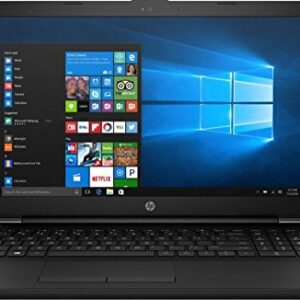 High Performance HP 15.6" Laptop PC AMD A6-7310 Quad-Core Processor 4GB RAM 500GB HDD AMD Radeon R4 Graphics DVD-RW HDMI WIFI HDMI Webcam DTS Audio Windows 10-Black