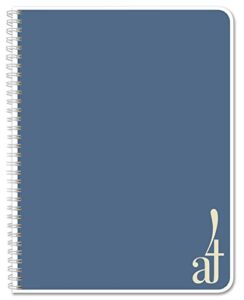 bookfactory a4 notebook / a4 ruled notebook 120 pages (21cm x 29.7cm) wire-o (rule-120-4rw-a)