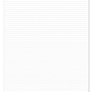 BookFactory A4 Notebook / A4 Ruled Notebook 120 pages (21cm x 29.7cm) Wire-O (RULE-120-4RW-A)