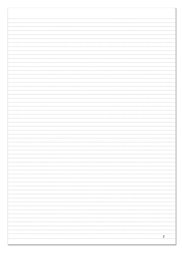 BookFactory A4 Notebook / A4 Ruled Notebook 120 pages (21cm x 29.7cm) Wire-O (RULE-120-4RW-A)