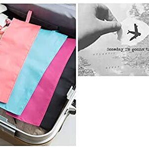 TamBee Bathroom Racks Cloth Hanger Clothespin Travel Portable Folding Cloth Socks Drying Hanger with 6 Clips Pack of 3 (Red, Black, Rose red)