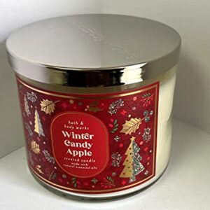 Bath & Body Works 3-Wick Scented Candle in WINTER CANDY APPLE Candle