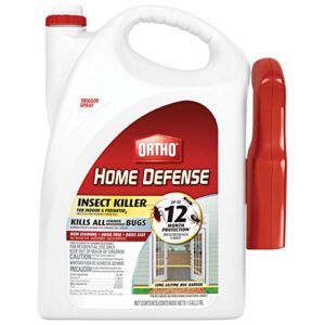 Ortho Home Defense Insect Killer for Indoor & Perimeter2 Ready-To-Use - With Trigger Sprayer, Long-Lasting Control, Kills Ants, Cockroaches, Spiders, Fleas & Ticks, Non-Staining, Odor Free, 1 gal.