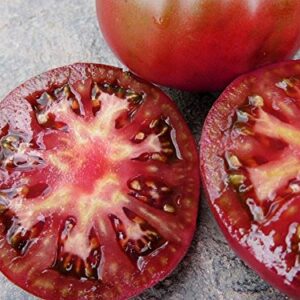 30+ Giant Black Krim Tomato Seeds, Heirloom Non-GMO, Low Acid, Indeterminate, Open-Pollinated, Sweet, Super Delicious, from USA