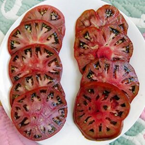 30+ Giant Black Krim Tomato Seeds, Heirloom Non-GMO, Low Acid, Indeterminate, Open-Pollinated, Sweet, Super Delicious, from USA