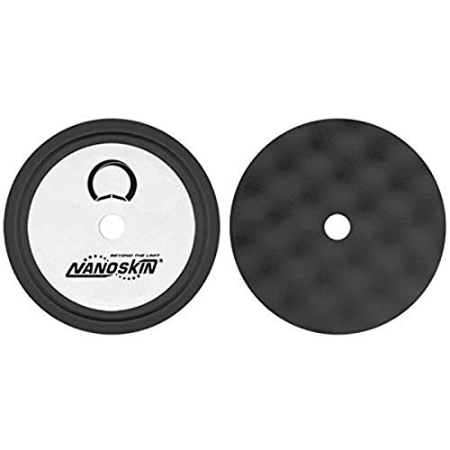 8" Speedy Foam Waffle Pad, Polishing - Black [NAA-SFWPD82]