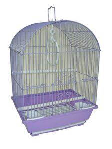 yml a1104pur round top style small parakeet cage, 11 x 9 x 16