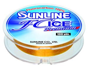 sunline 63042352 fc ice premium 2 lb fc ice premium, gold, 100 yd