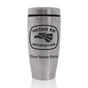 skunkwerkz commuter travel mug, hecho en michoacan, personalized engraving included