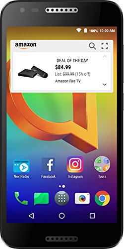 Alcatel A30 Verizon - 16 GB - Black - Unlocked - Prime Exclusive - with Lockscreen Offers & Ads