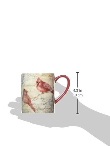Lang Cardinal Pair 14 oz. Mug by Susan Winget (10995021058), 1 Count (Pack of 1), Multicolored