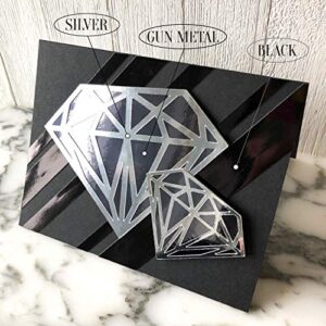 Mirror Silver Metallic Mirricard Cardstock - 8.5 X 11 inch - 100 lb / 12Pt - 10 Sheets from Cardstock Warehouse