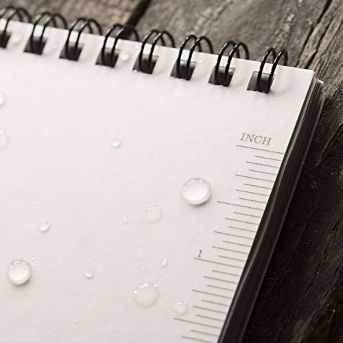 Rite In The Rain Weatherproof Legal Pad, 8.5" x 11", Gray Cover, Legal Pattern, 3 Pack (No. LP785X3), Grey