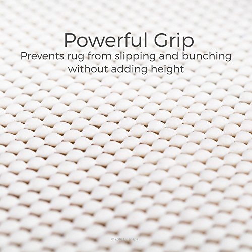 Linenspa Ultra Grip Non Slip Rug Pad - Heavy Duty Area Rug Gripper for Any Floor Surface - 5 x 8 Feet