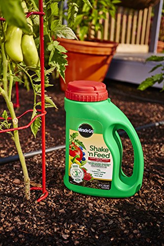 Miracle-Gro Shake 'N Feed Tomato, Fruit & Vegetable Plant Food, Plant Fertilizer, 4.5 lbs.