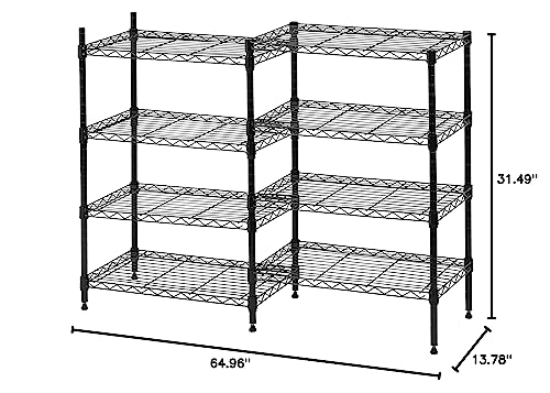 IRIS USA 260370 IRIS 8-Shelf Metal Rack Unit