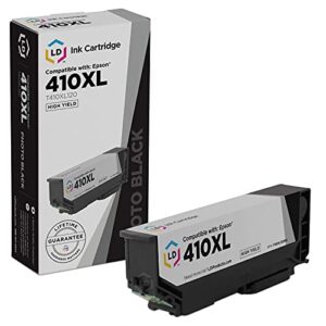 ld remanufactured ink cartridge replacement for epson 410xl t410xl120 high yield (photo black)