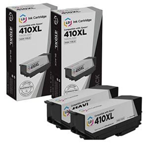 ld remanufactured ink cartridge replacement for epson 410 410xl t410xl020 high yield (black, 2-pack)