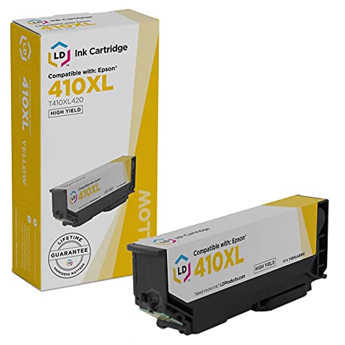 LD Products Remanufactured Ink Cartridge Replacement for Epson T410XL420 ( Yellow )