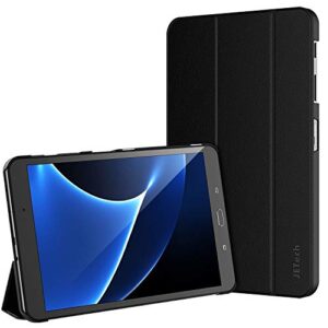 jetech case for samsung galaxy tab a 10.1 2016 (sm-t580 / t585, not for 2019 model), smart cover with auto sleep/wake, black