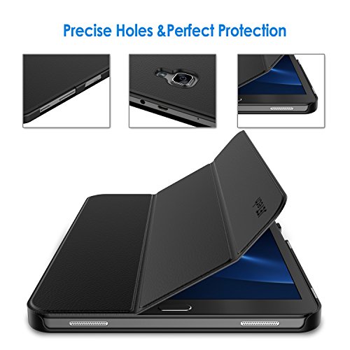 JETech Case for Samsung Galaxy Tab A 10.1 2016 (SM-T580 / T585, Not for 2019 Model), Smart Cover with Auto Sleep/Wake, Black