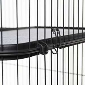 Prevue Pet Products Replacement Platform Shelf for 7500 & 7501 cat Cages, Black (7503)