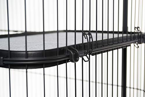 Prevue Pet Products Replacement Platform Shelf for 7500 & 7501 cat Cages, Black (7503)