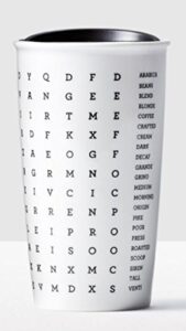 starbucks word search double wall traveler