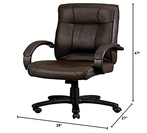 Eurotech Seating Odyssey Leather Chair, Brown