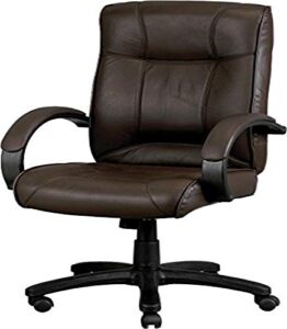 eurotech seating odyssey leather chair, brown