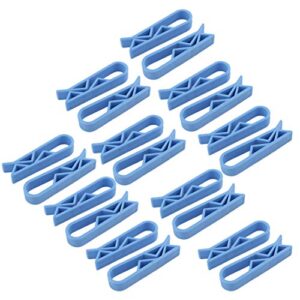 uxcell kitchen washroom garbage can waste bin trash bag non-slip clip clamp holder 20pcs