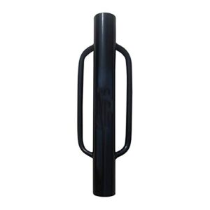 mtb fence post driver with handle, 12lb black iron t post pounder hand post rammer for u fence post wooden post