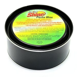 HI-TECH Magna Shine Paste Wax: The Ultimate Deep Wet-Look Shine Without Hard Work - Easy On, Easy Off, Long- Lasting - 16oz Can