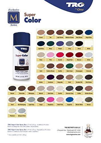 TRG Super Color Spray Leather, Vinyl and Canvas Dye (#605 Medium Brown / 3.77 Oz.)