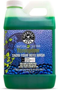 chemical guys cws_110_64 honeydew snow foam car wash soap (works with foam cannons, foam guns or bucket washes) safe for cars, trucks, motorcycles, rvs & more, 64 fl oz (half gallon), honeydew scent