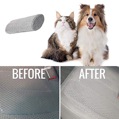 Elevate Essentials Pet Hair Stone For Car, Best Pet Hair Remover, Pet Hair Lifter, Pet Fur Remover, Pet Hair Cleaner, Lint Remover, Pet Stone Multi-cleaner (2 Pack)