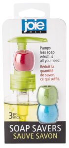 joie soap saver, silicone, set of 3, 2-inches x 1-inches