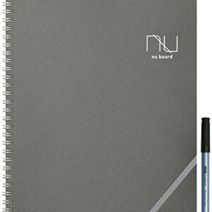 Nu Board A4 Size (8.8 x 11.9 inch) International Edition NAA404US08 Whiteboard Notebook - Dry Erase Notebook - Environmentally Reusable Notebook