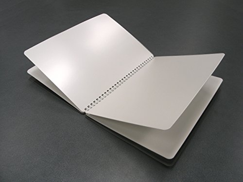 Nu Board A4 Size (8.8 x 11.9 inch) International Edition NAA404US08 Whiteboard Notebook - Dry Erase Notebook - Environmentally Reusable Notebook
