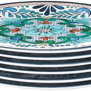 Certified International - 20286Set/6 Certified International Talavera 9" Salad/Dessert Plate, Set of 6, 9 Inches, Multicolor