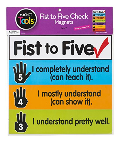 Dowling Magnets Fist to Five Check Magnets Chart