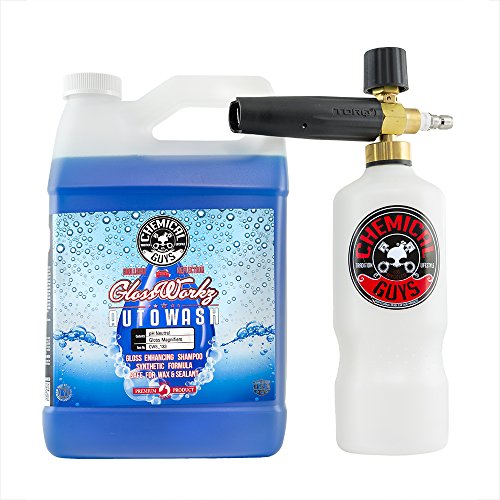 Chemical Guys EQP317 Torq Professional Foam Cannon and Glossworkz Auto Wash, 1 Gal, 128 fl. oz, 1 Pack