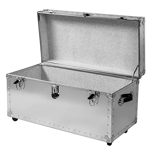 DormCo Smooth Steel Standard Size Trunk - USA Made