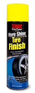 stoner car care 91094 12-ounce more shine tire finish non-greasy spray enhances and restores your tires natural color, pack of 1