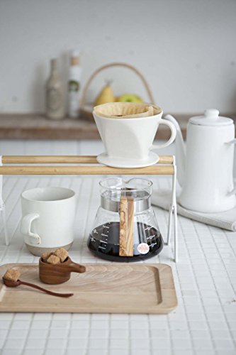 YAMAZAKI home Tosca Coffee Dripper Stand WH Space saving One Size White