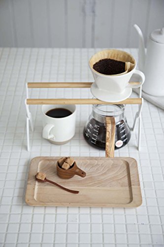 YAMAZAKI home Tosca Coffee Dripper Stand WH Space saving One Size White