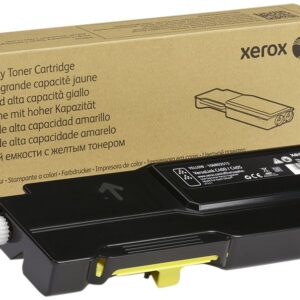 Genuine Xerox Yellow High Capacity Toner-Cartridge (106R03513) - 4,800 Pages for use in VersaLink C400/C405