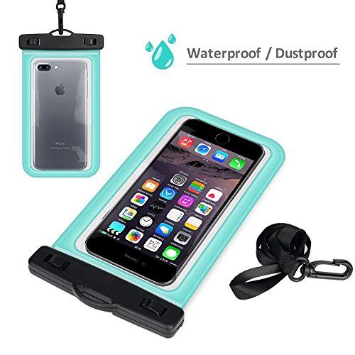 Buylen Universal Waterproof Case with Super Sealability Technology, Cellphone Dry Bag Pouch with Sensitive PVC Touch Screen for Cellphone Up to 6.0" Diagonal