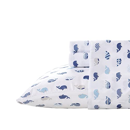 MI ZONE Printed Sheets, Twin, Blue